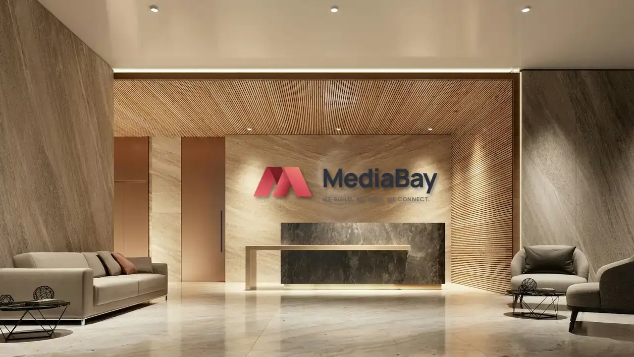 Media Bay office signage